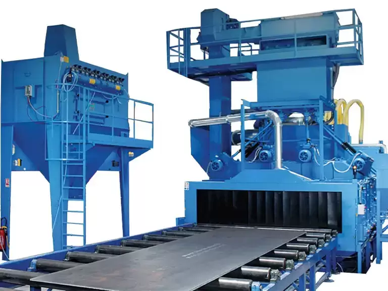 Plate Cleaning Shot Blasting Machine